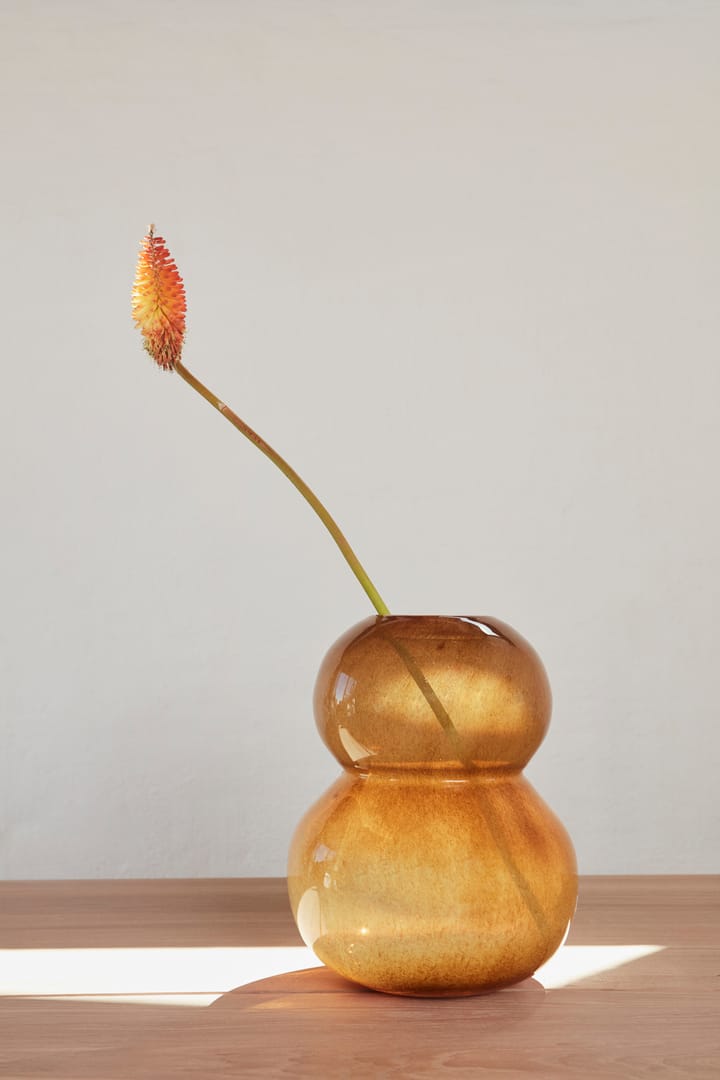 Lasi vaas 30 cm, Amber OYOY