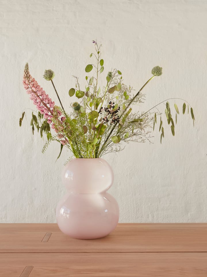 Lasi vaas 30 cm, Rose OYOY