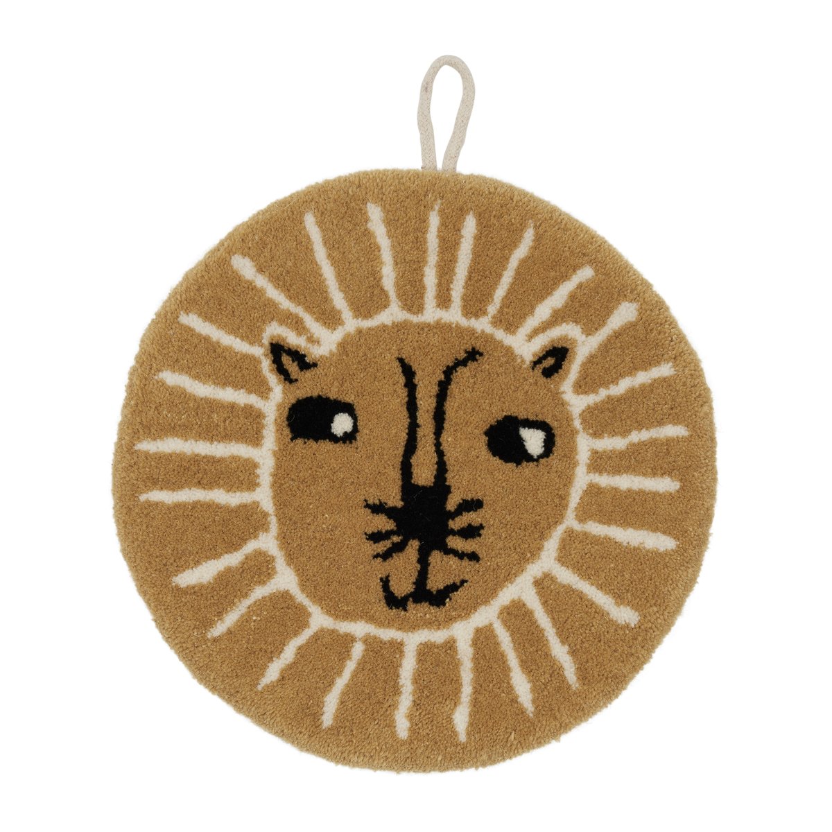 OYOY Lejon wanddecoratie o28 cm | Scandinavisch Interieur | Wanddecoraties | Bruin