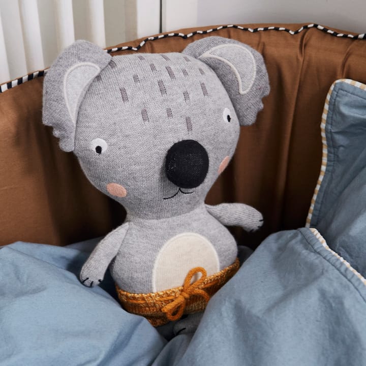 Little Anton Koala knuffeldier, Grijs-geel OYOY