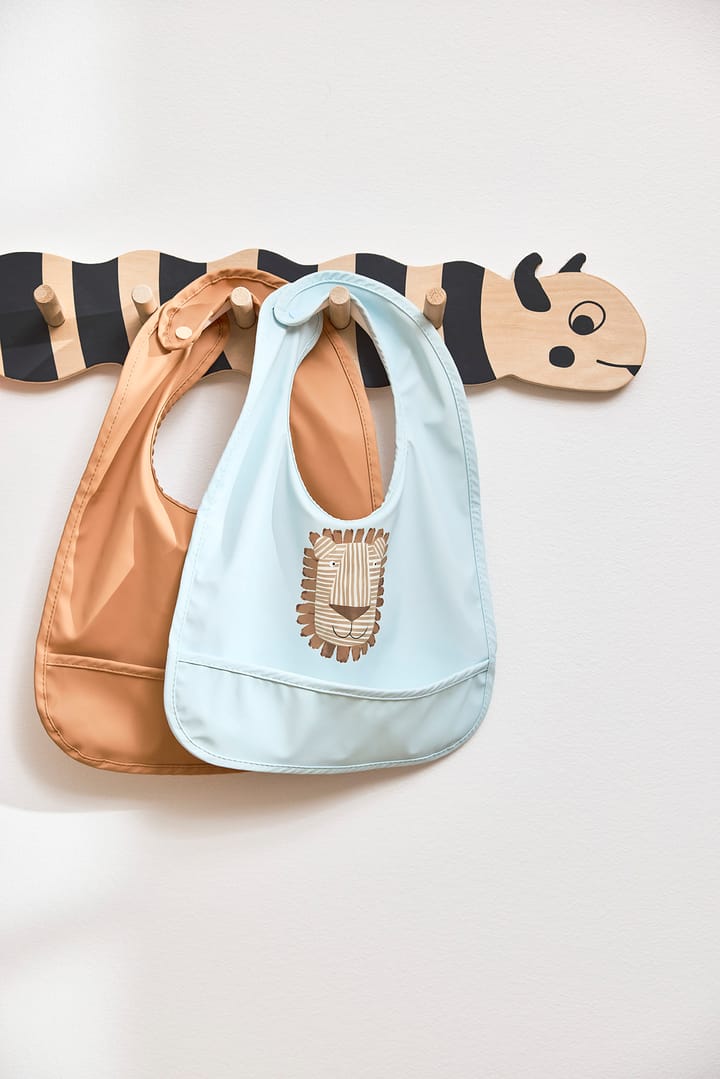Lobo Lion slabbetje 2-delig, Caramel-ice Blue OYOY