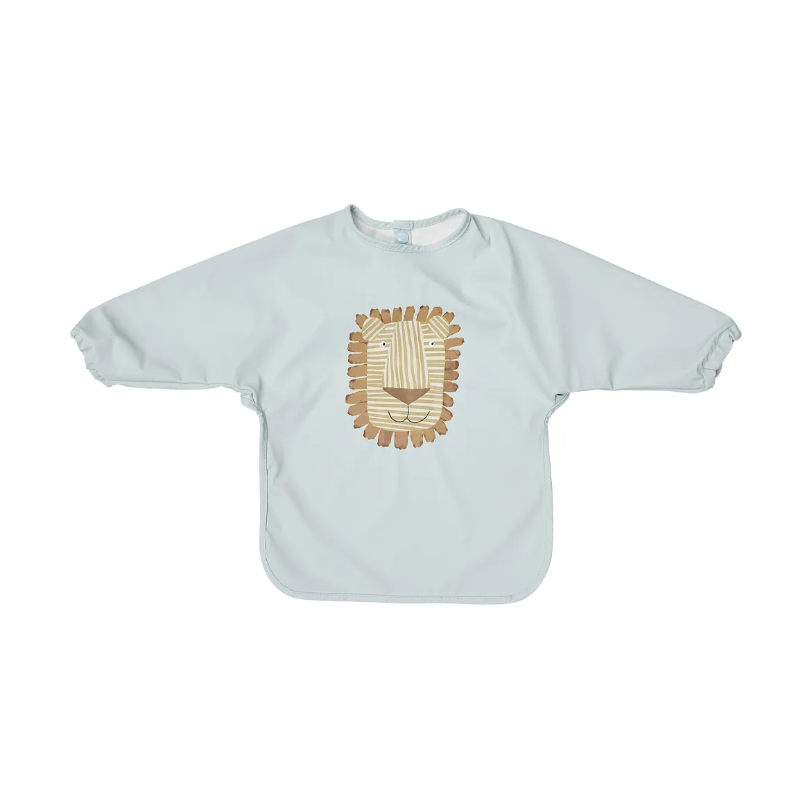 Lobo Lion slabbetje met mouw, Ice blue OYOY