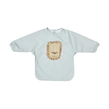 Lobo Lion slabbetje met mouw - Ice blue - OYOY
