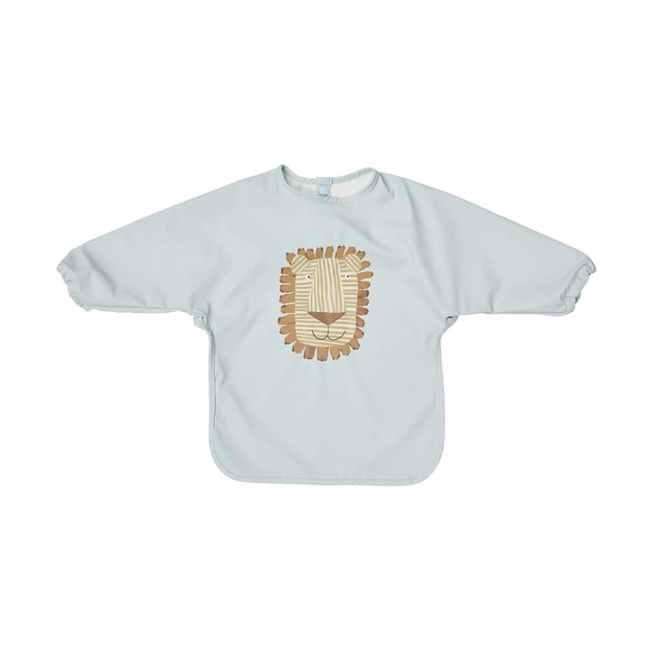 Lobo Lion slabbetje met mouw - Ice blue - OYOY