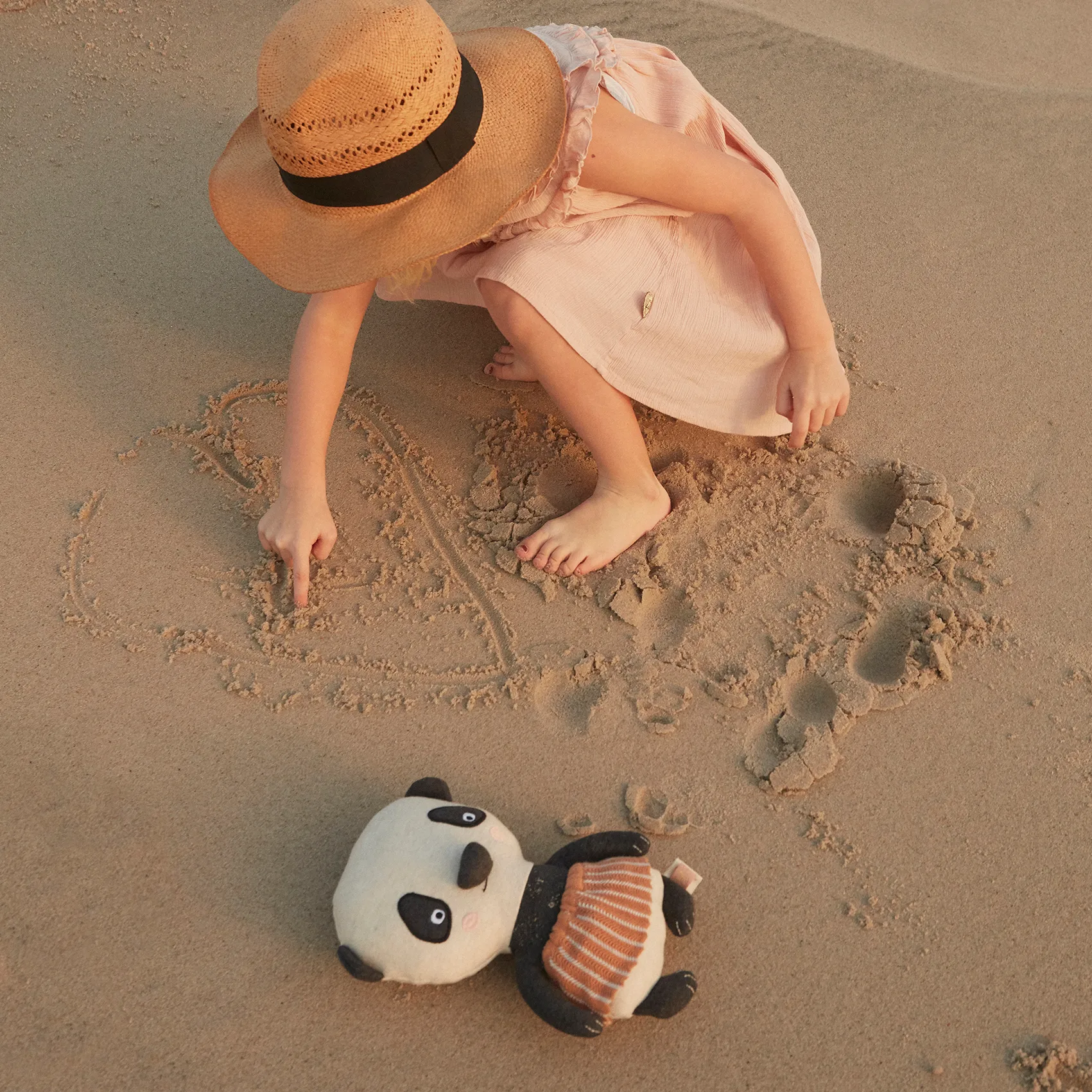 Lun Lun panda knuffel, Multi OYOY