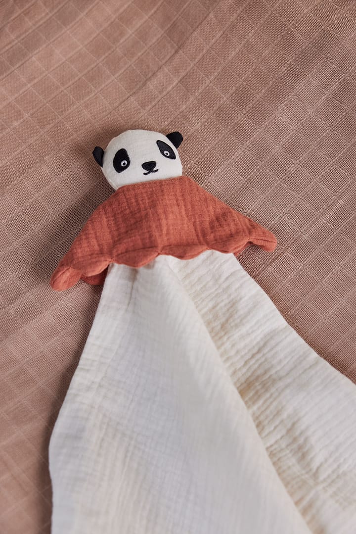 Lun Lun Panda knuffeldoekje 40x40 cm, Offwhite OYOY