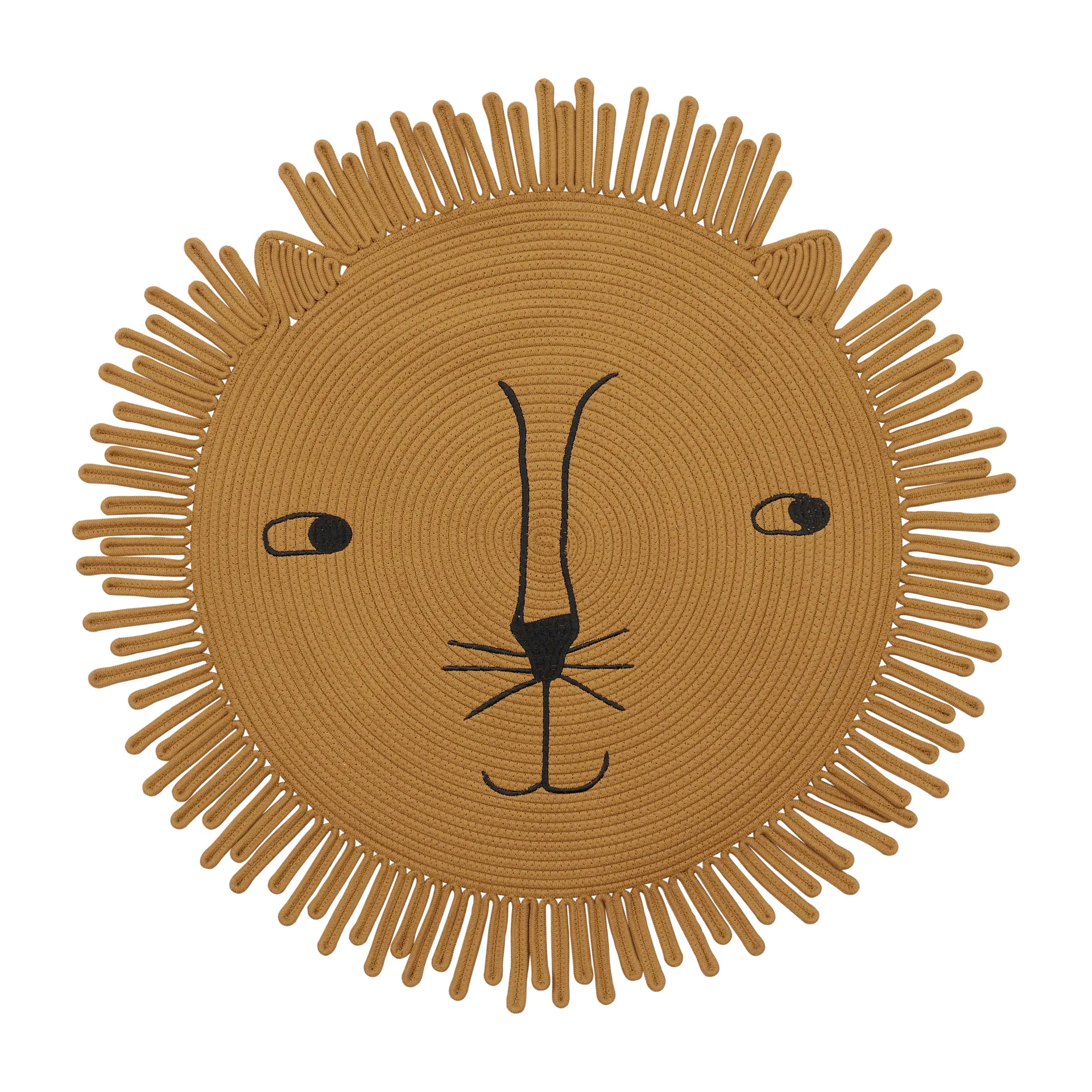 Mara Lion kindervloerkleed, Ø98 cm OYOY