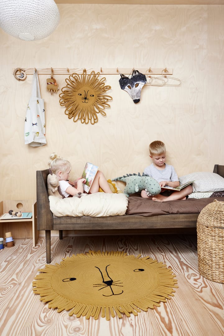 Mara Lion kindervloerkleed, Ø98 cm OYOY