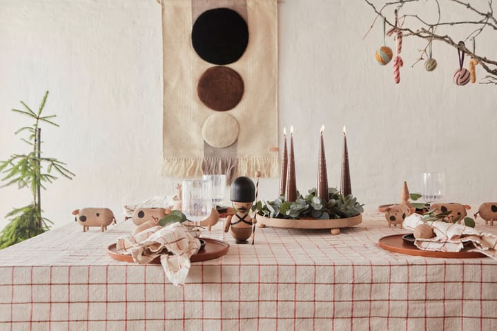 Maru wanddecoratie 60x103 cm, Brown-offwhite OYOY