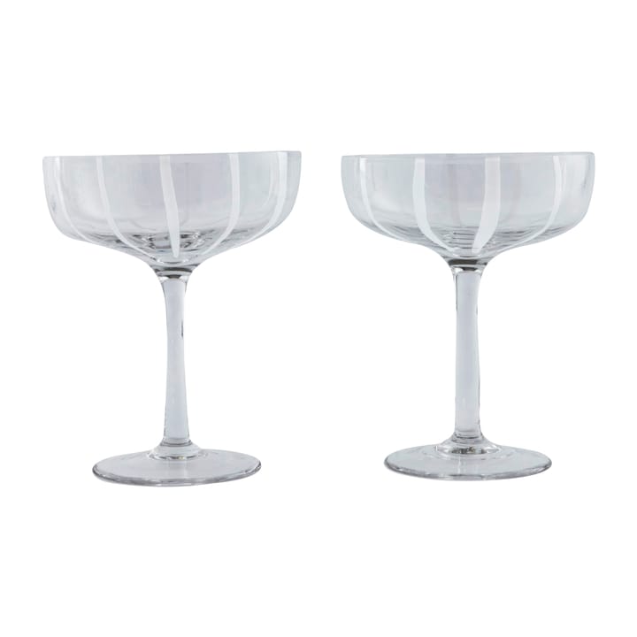 Mizu coupe champagneglas 2-pack - Clear - OYOY