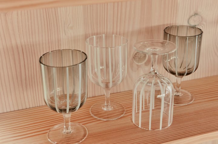Mizu wijnglas 2-pack, Grey-white OYOY