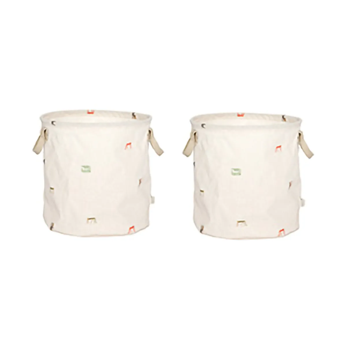 Moira opbergmand medium Ø32x32 cm 2-delig, Multi OYOY