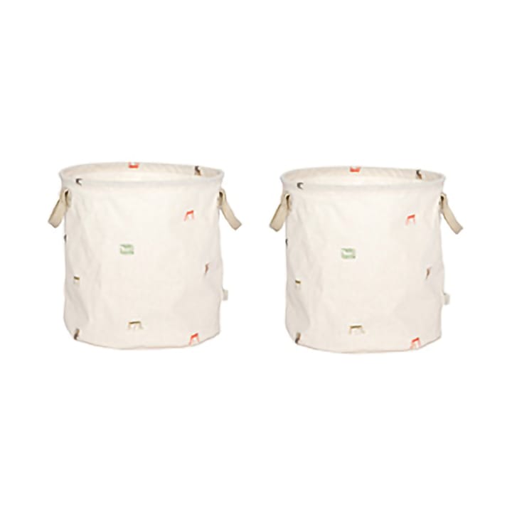 Moira opbergmand medium 32xØ32 cm 2-delig - Multi - OYOY