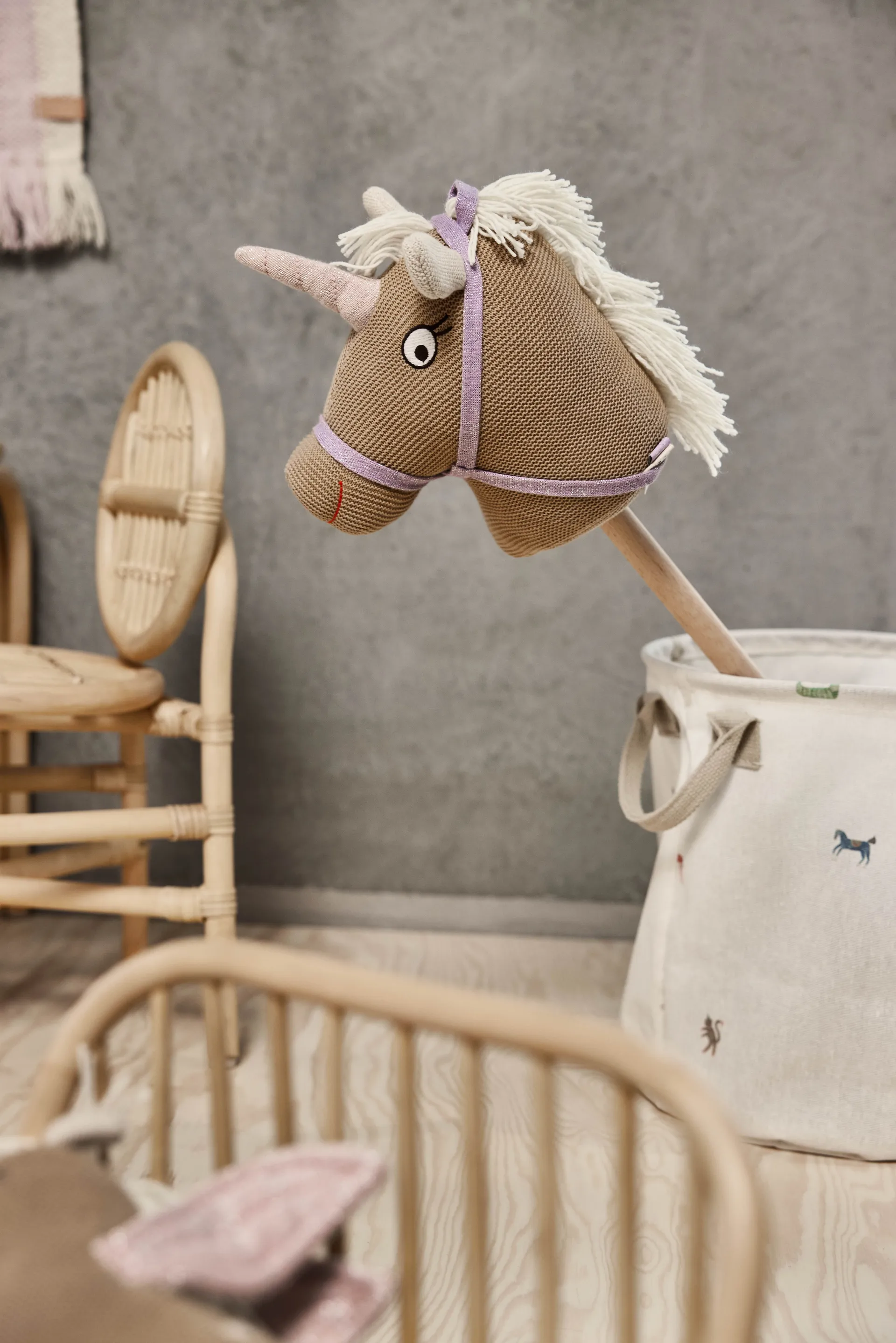 Moira opbergmand medium Ø32x32 cm 2-delig, Multi OYOY