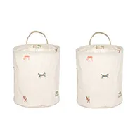 Moira opbergmand small Ø18x22 cm 2-delig, Multi OYOY
