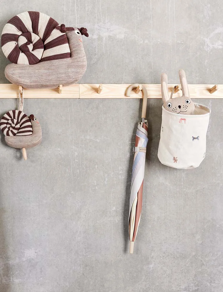 Moira opbergmand small Ø18x22 cm 2-delig, Multi OYOY