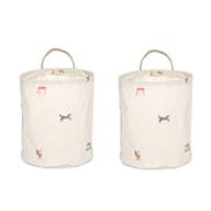 Moira opbergmand small 22xØ18 cm 2-delig - Multi - OYOY