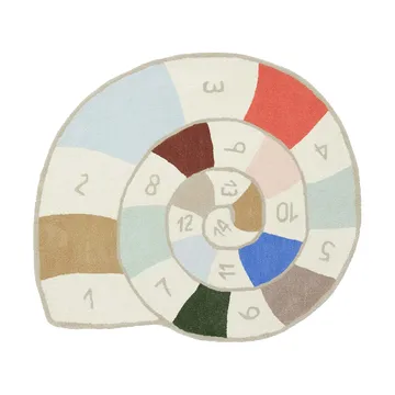 Nautilus vloerkleed - Multi - OYOY