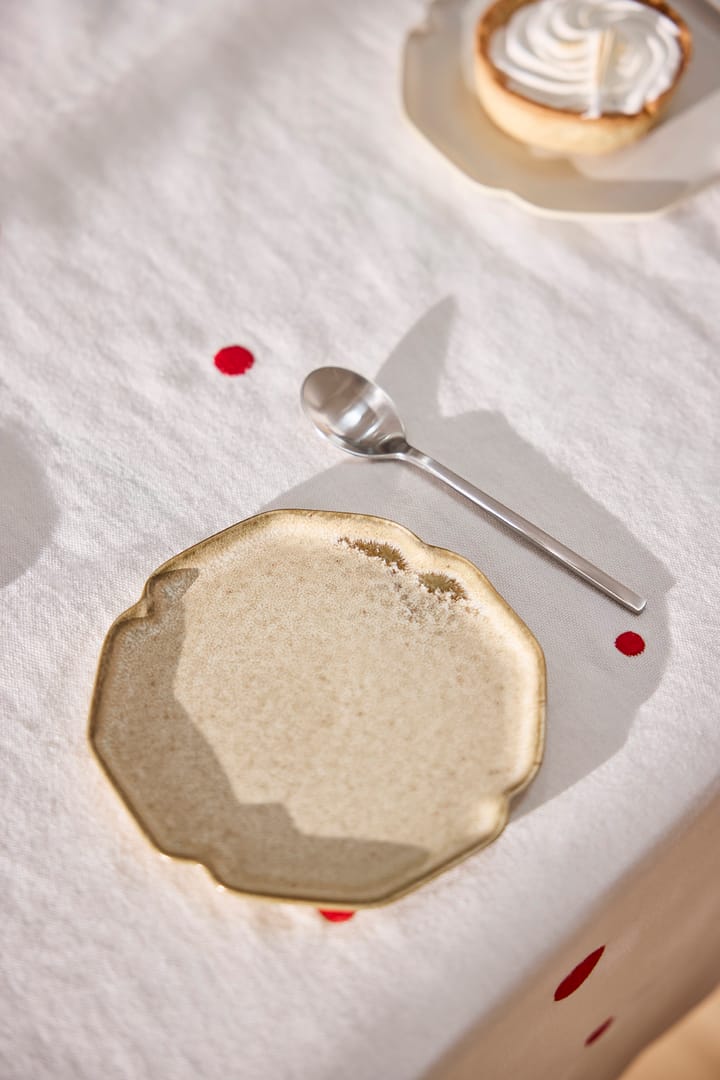 Nori dessertbord 13x15 cm 2-pack, Latte OYOY