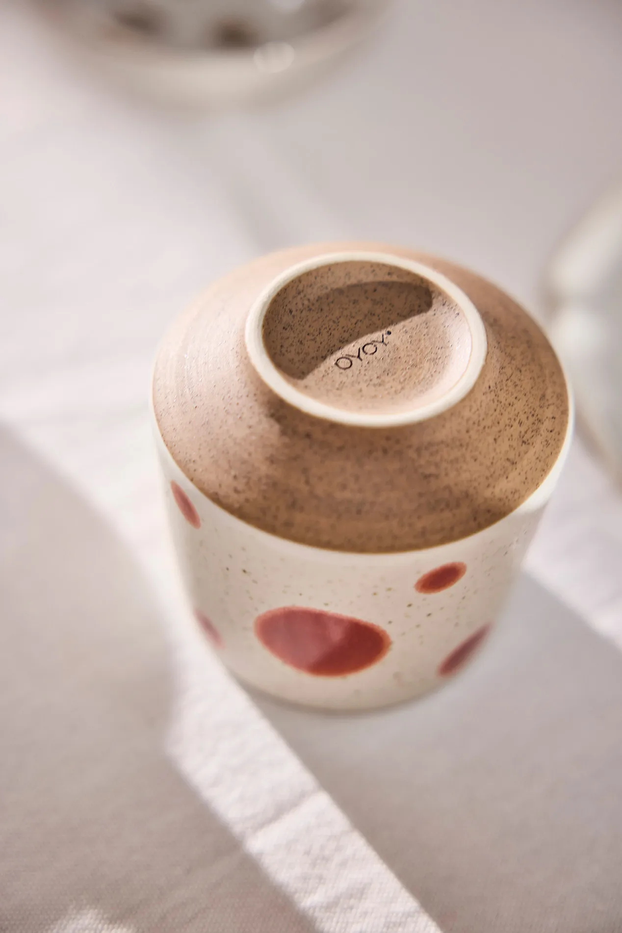 Nori dot kop Ø6,95 cm 2-pack, Blue-red OYOY