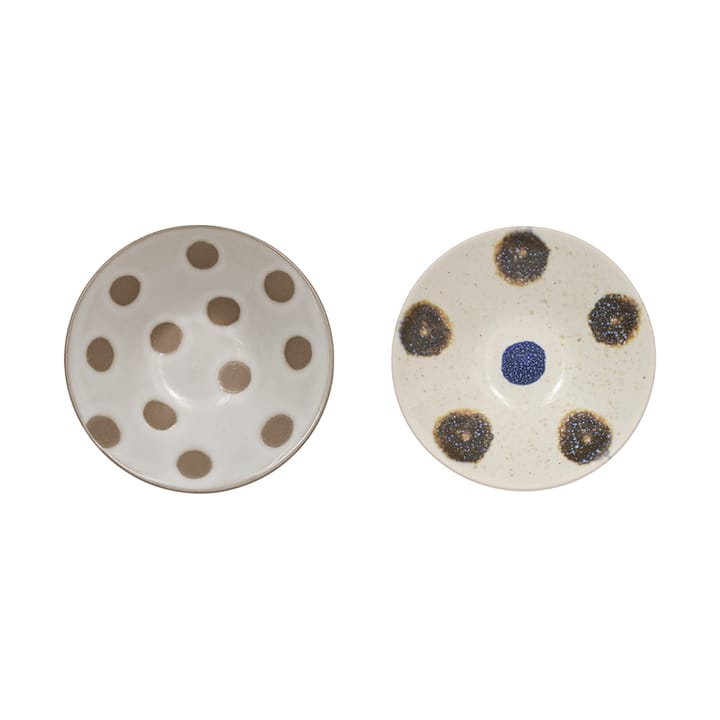 Nori schaal small Ø10,5 cm 2-pack - Off-white-brown - OYOY