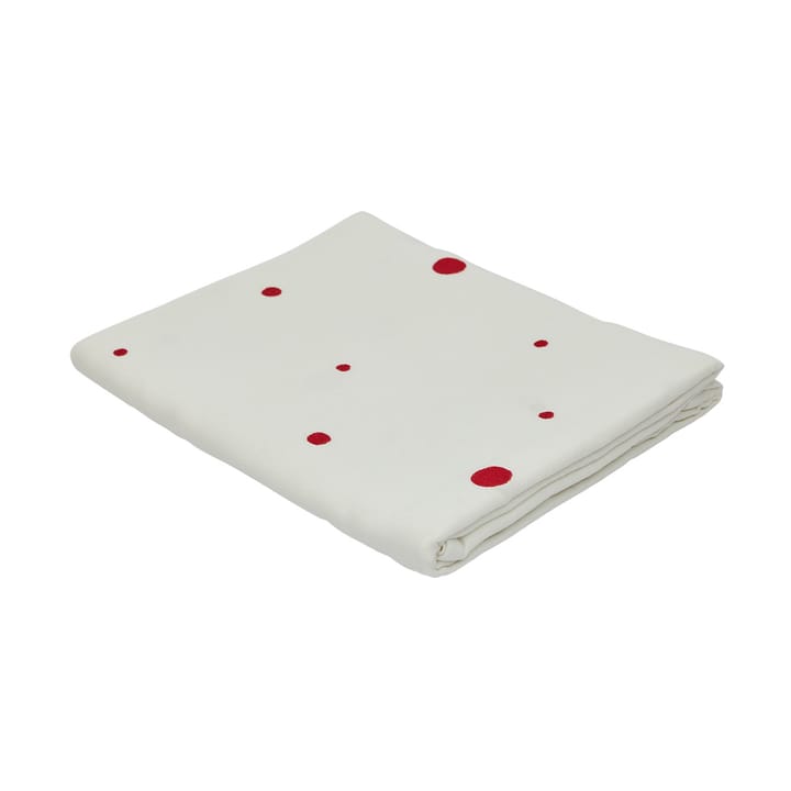 Nori tafelkleed 140x260 cm - White-cherry red - OYOY