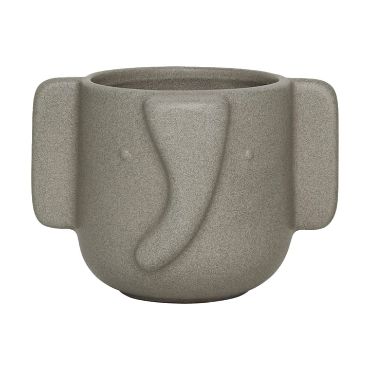 Olifant bloempot Ø9,6 cm, Stone OYOY