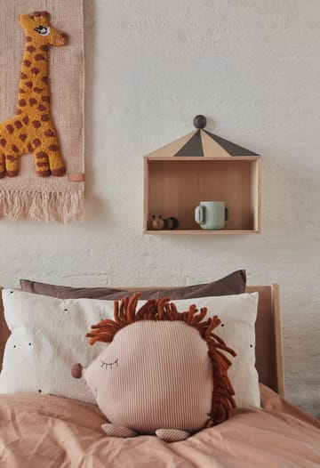 OYOY denim dierenkussen - Hope Hedgehog, beige - OYOY