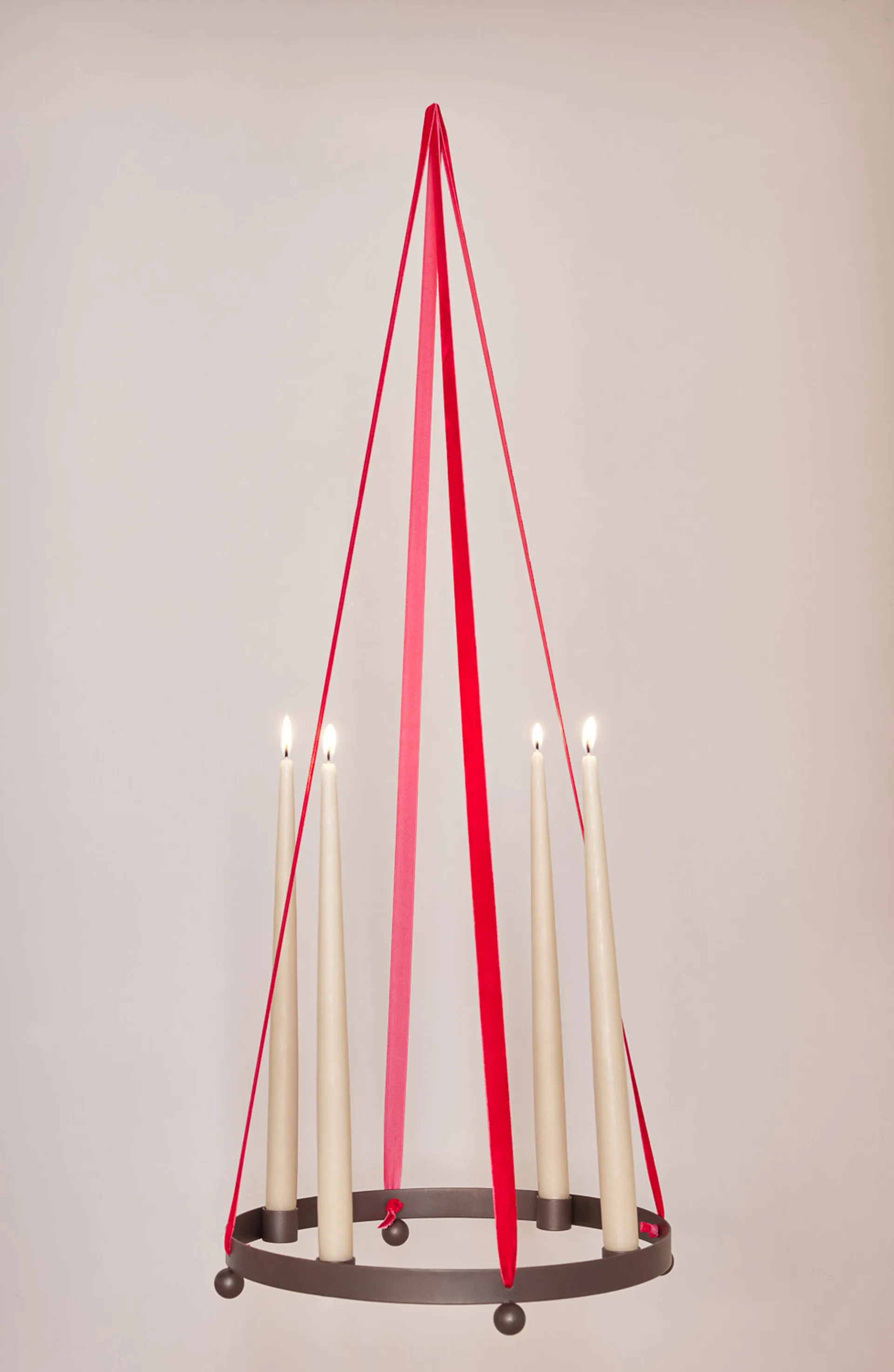 Pearl adventskandelaar Ø36 cm, BrownedBrass OYOY