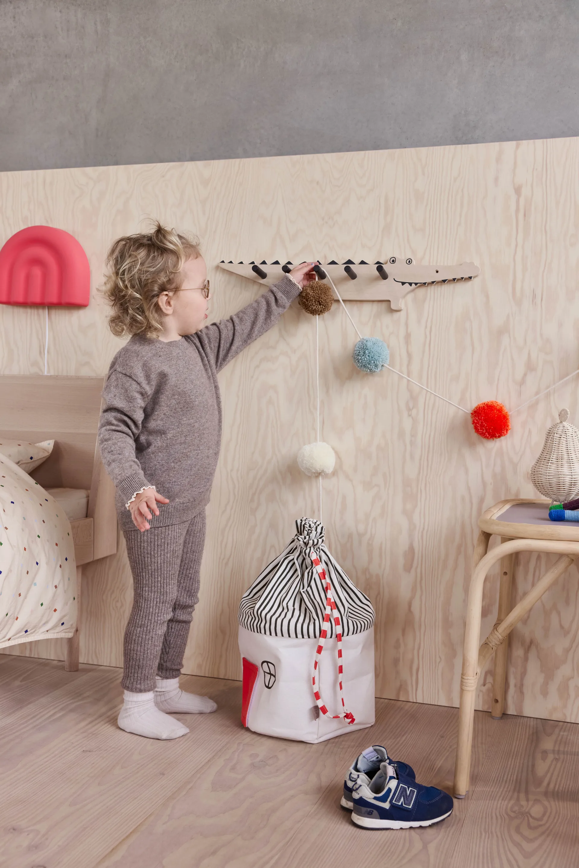 Pom Pom slinger 300 cm, Multi OYOY