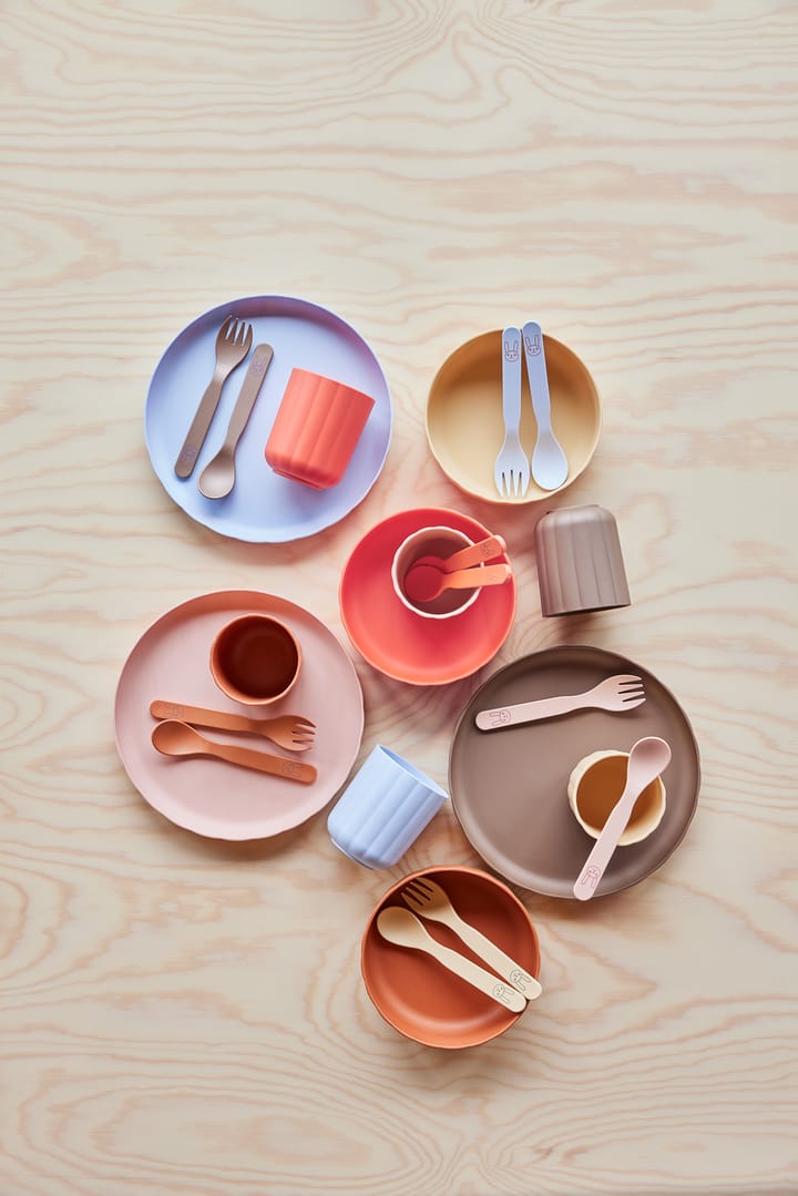 Pullo beker 2-pack, Rose-apricot OYOY