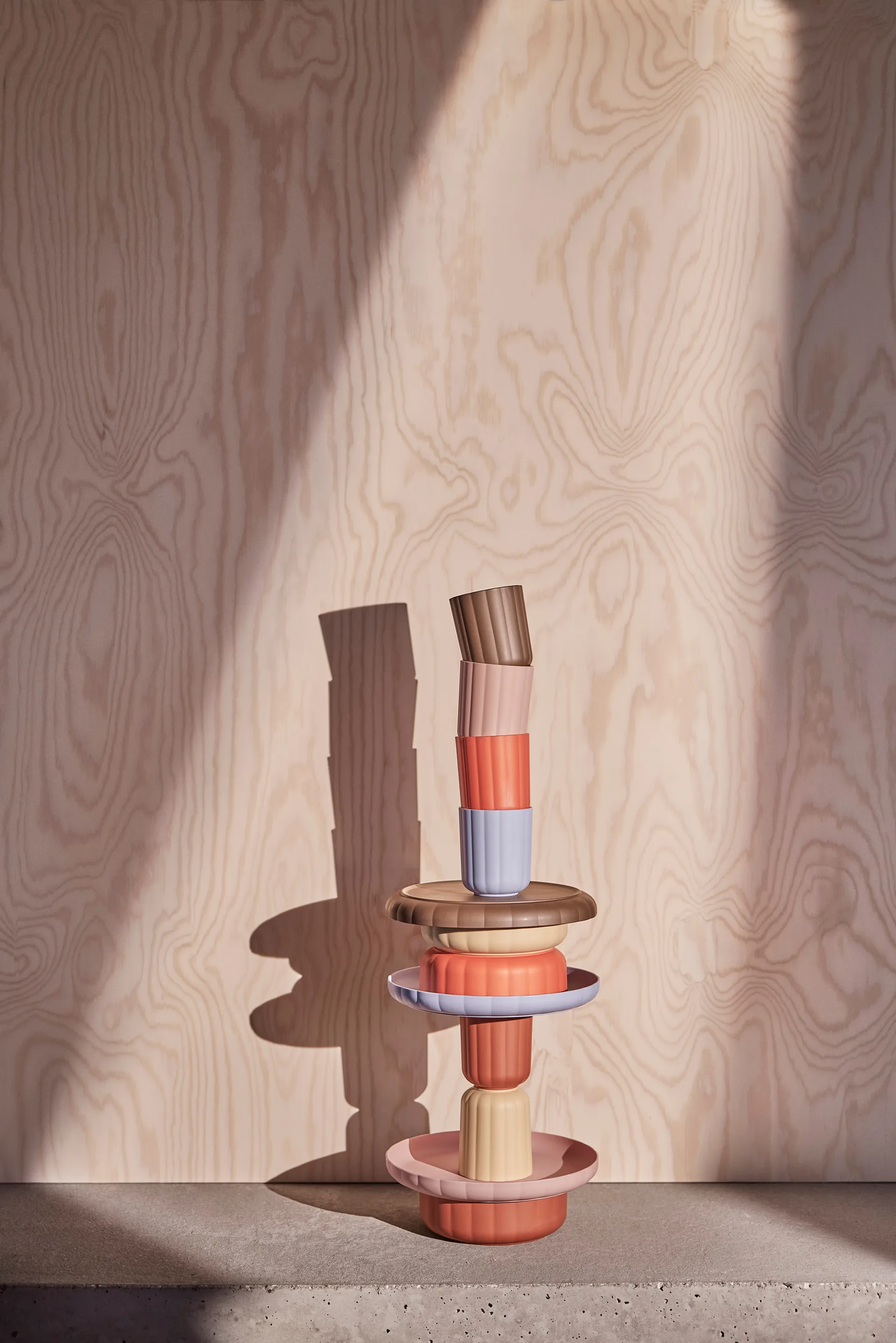 Pullo beker 2-pack, Rose-apricot OYOY