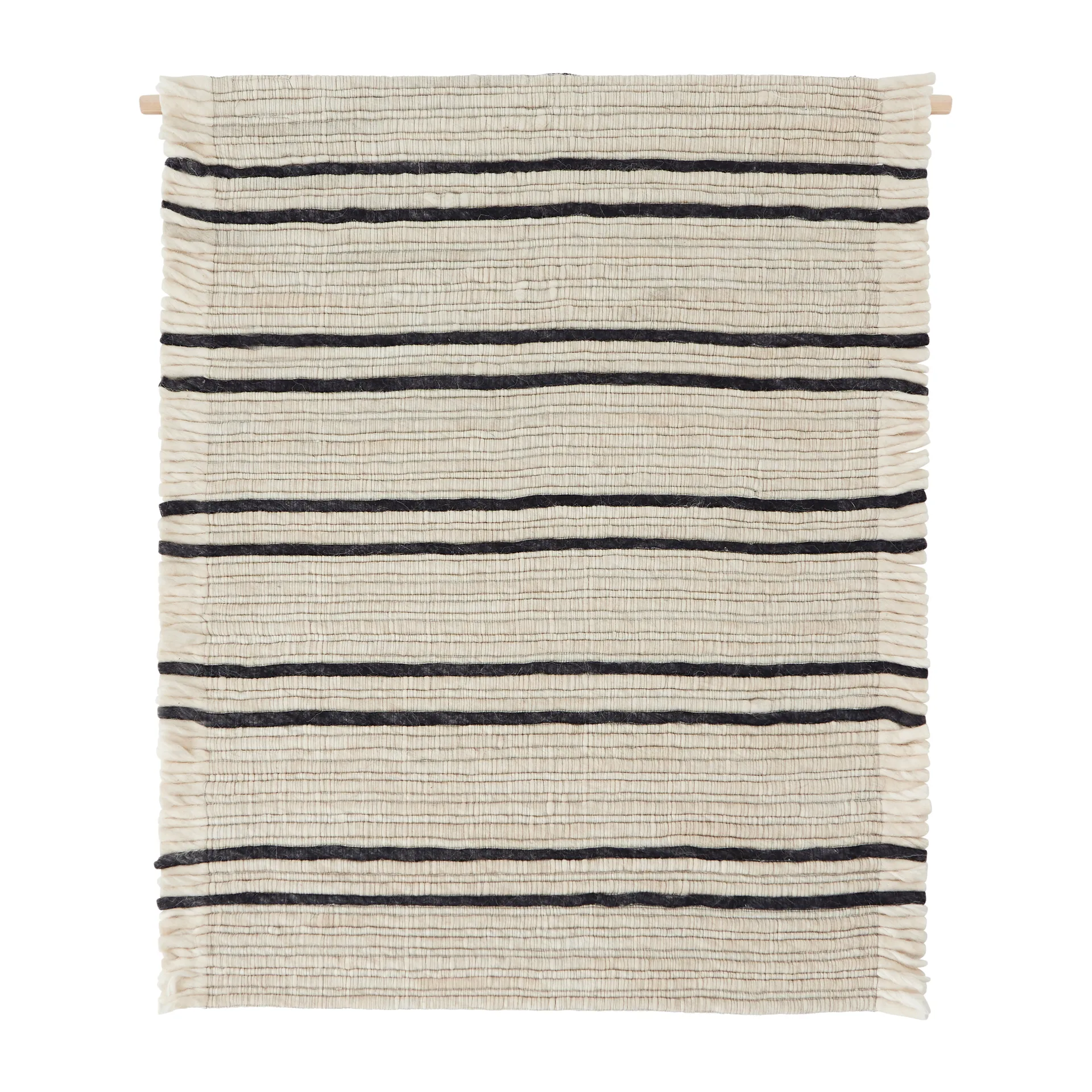 Putki wanddecoratie 80x100 cm , Offwhite-black OYOY