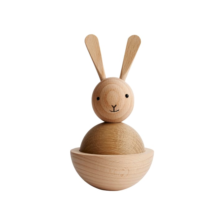 Rabbit houten beeld - beuken-eiken - OYOY