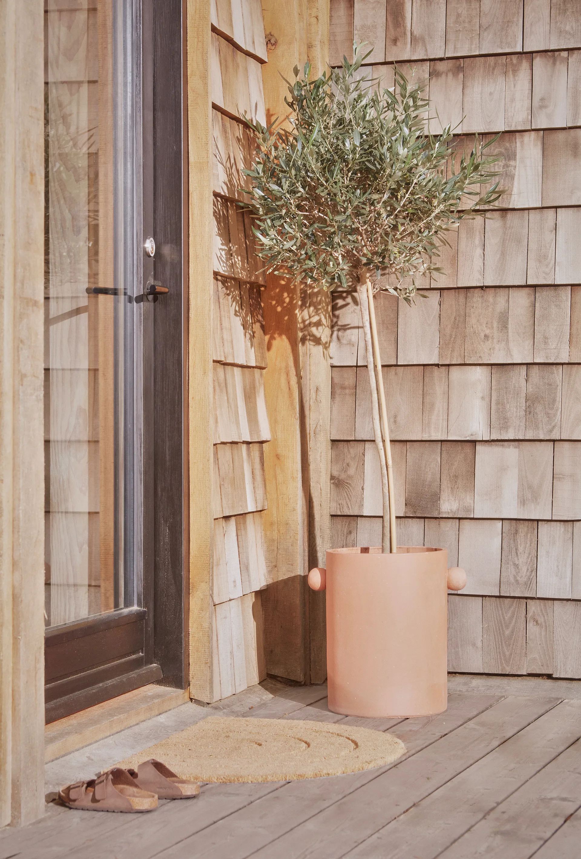 Rainbow deurmat 55x75 cm, Nature OYOY