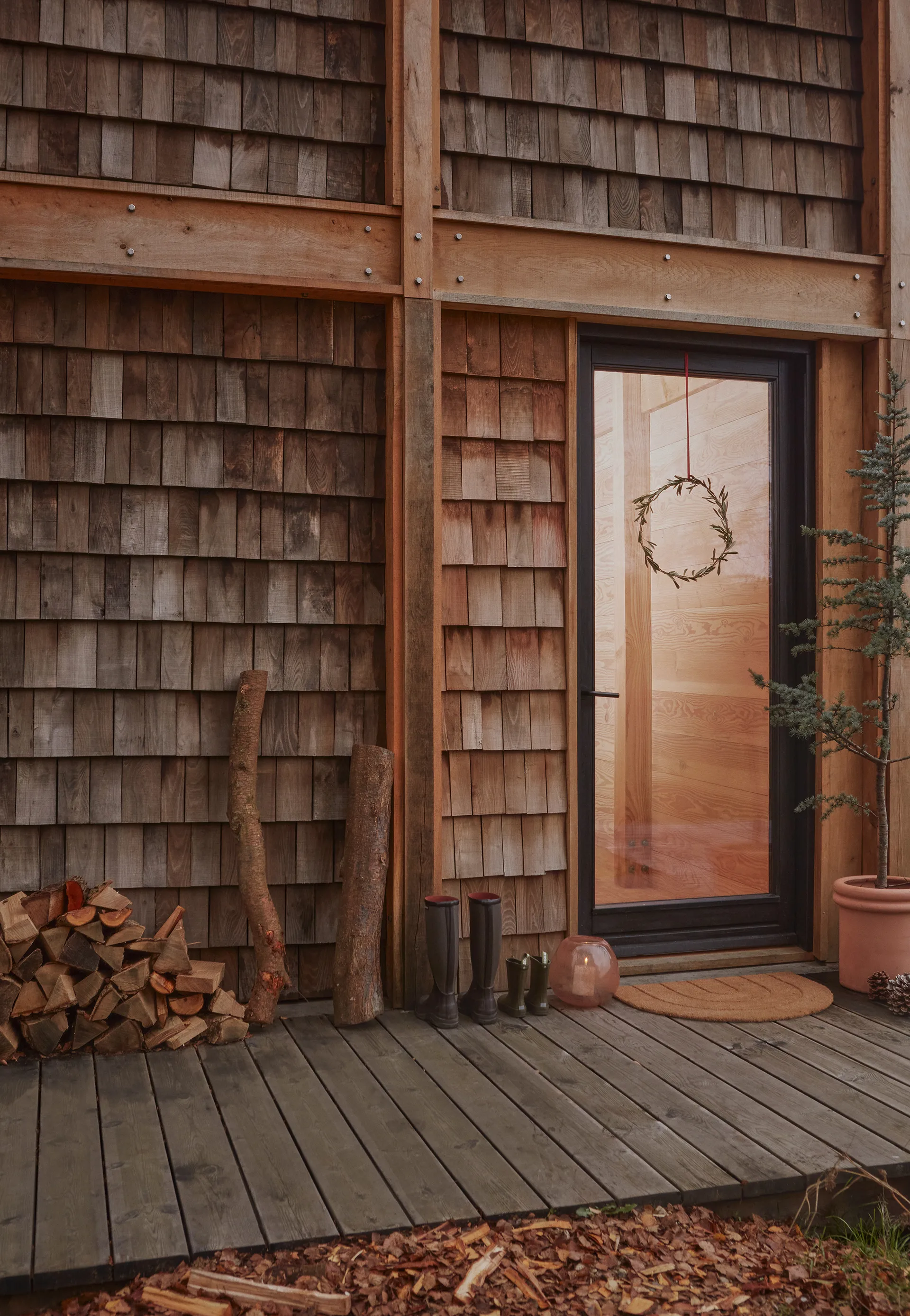 Rainbow deurmat 55x75 cm, Nature OYOY