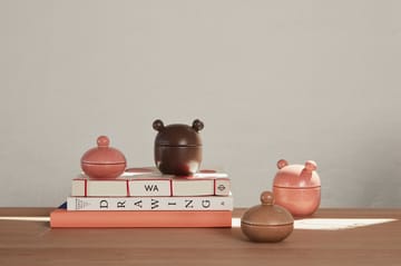 Saga Bonbonniere schaaltje met deksel hoog Ø9 cm - Choco - OYOY