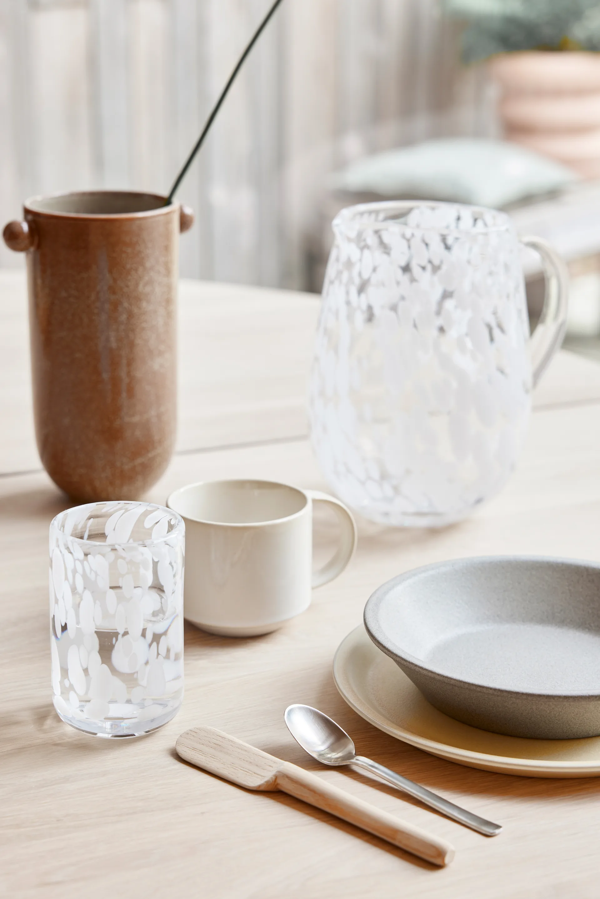 Saga vaas 20 cm, Camel OYOY