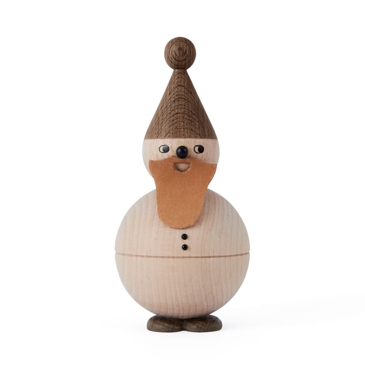 Santa Claus houten figuur - Beukenhout-eikenhout-leer - OYOY