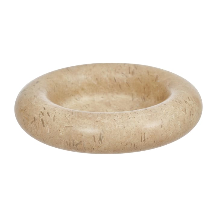 Savi marmer kaarsenhouder Ø13,8 cm - Beige - OYOY