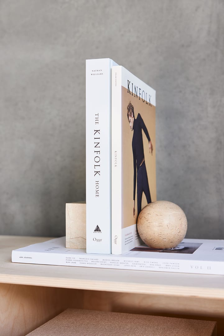 Savi Round boekensteun, Marmeer OYOY