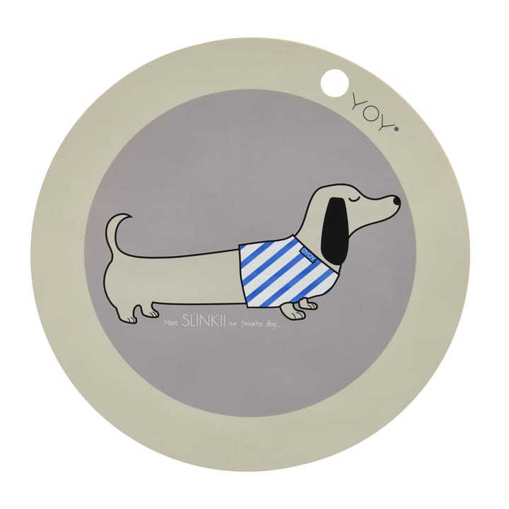 Slinkii placemat, grijs OYOY