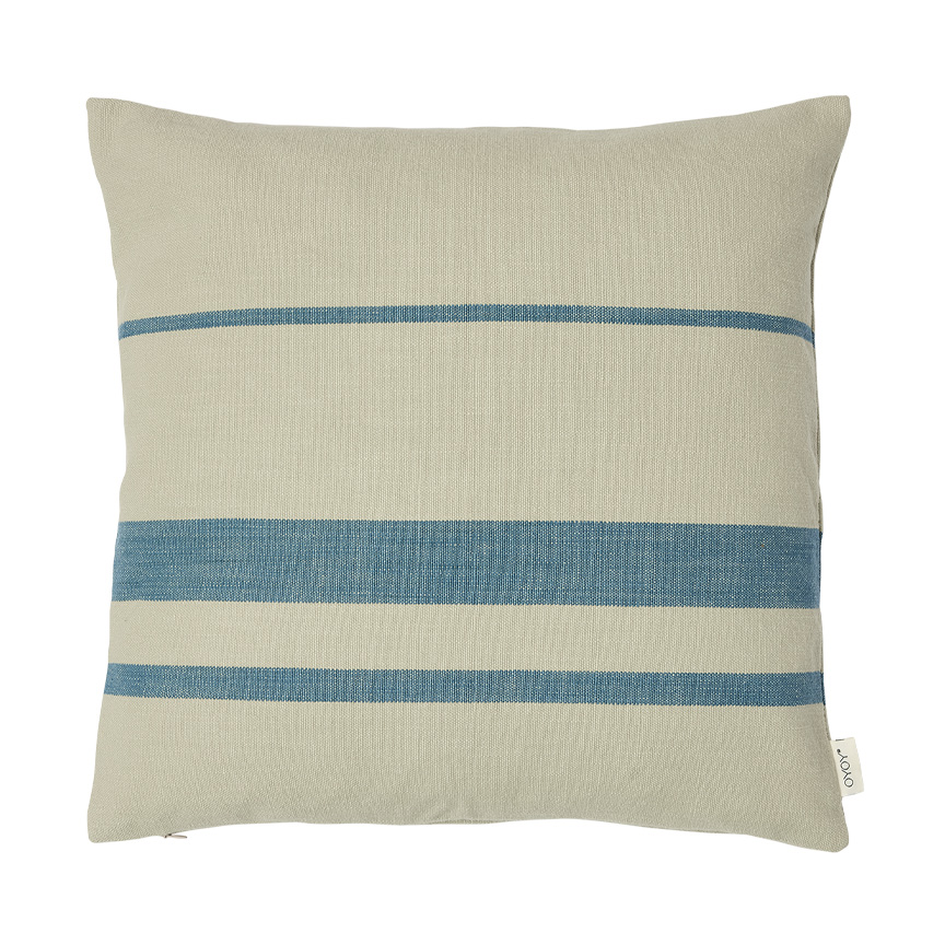 OYOY Sofuto kussenhoes 50x50 cm Blue-clay | Scandinavisch Interieur | Kussenhoezen | Blauw