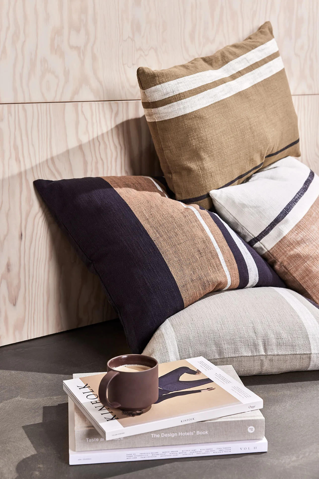 Sofuto kussensloop 48x48 cm, Anthracite OYOY