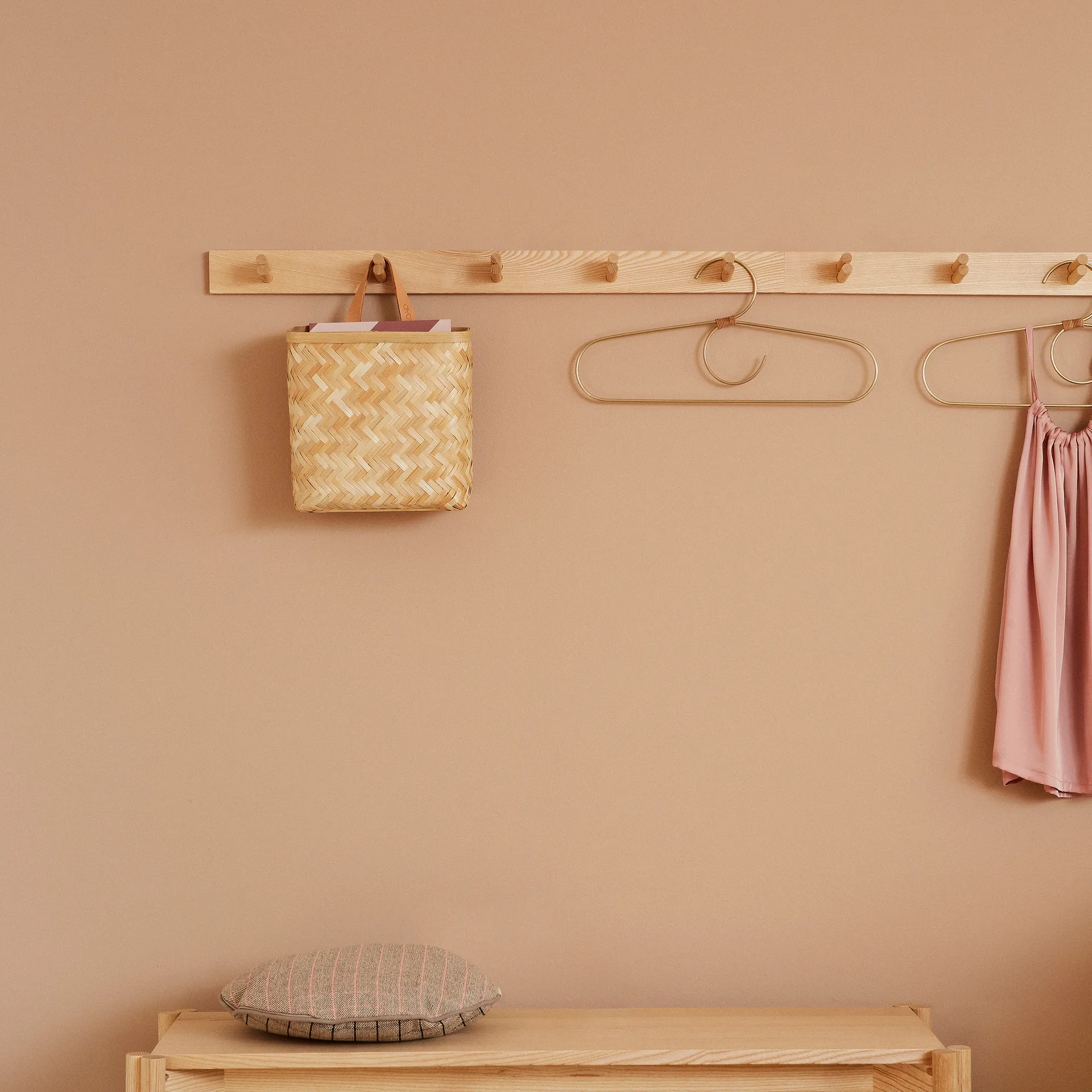 Sporta muurmand 25x25 cm, Natuur OYOY