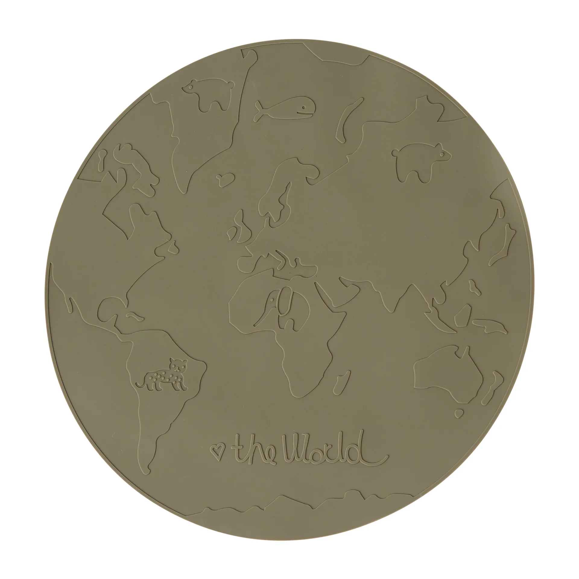 The world placemat, Olive OYOY