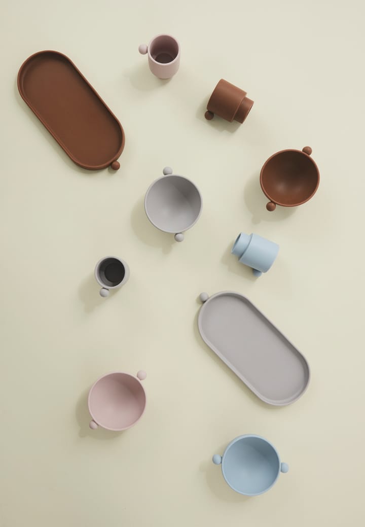 Tiny Inka dienblad 12x27,5 cm, Caramel OYOY