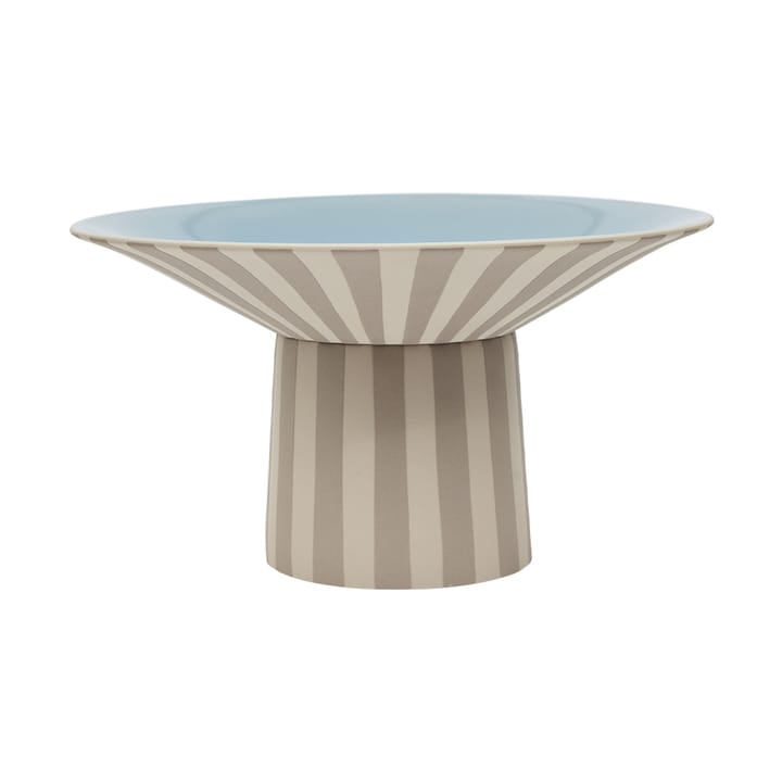Toppu centerpiece hoog 17xØ30 cm - Clay-Ice blue - OYOY