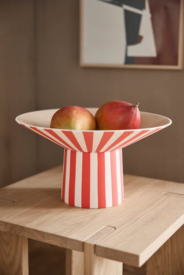 Toppu centerpiece hoog 17xØ30 cm - Red-peach - OYOY
