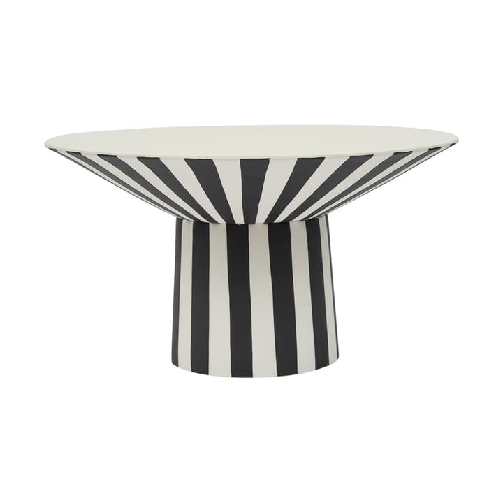 Toppu centerpiece hoog 17xØ30 cm - White-black - OYOY